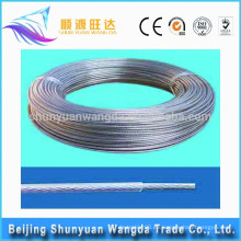Alambre de aleación de rodio de platino j tipo cable de termopar